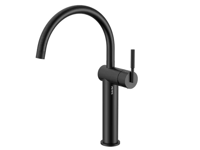 Arco Høy - Sort Matt Servantarmatur for bolleservant 