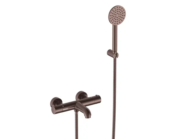 Benino - Bronse Matt Badekarsarmatur med hånddusj 