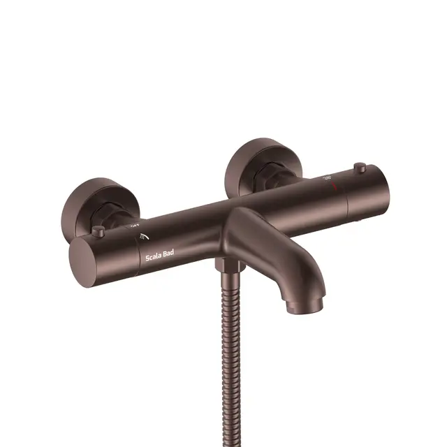 Benino - Bronse Matt Badekarsarmatur med hånddusj 