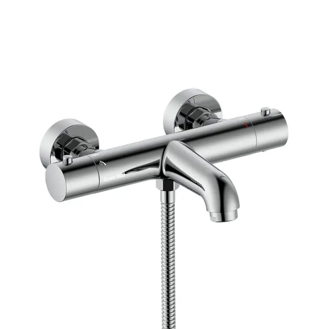 Benino - Krom Badekarsarmatur med hånddusj 