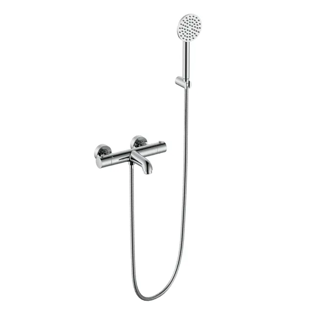 Benino - Krom Badekarsarmatur med hånddusj 