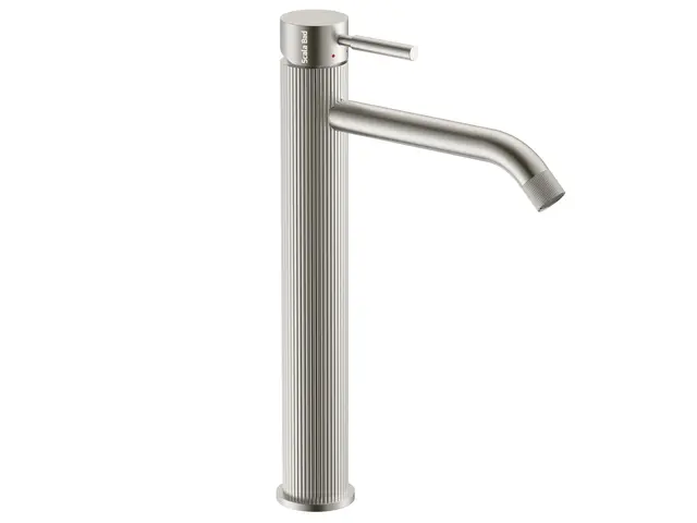 Divino Høy - Børstet Stål Servantarmatur for bolleservant 