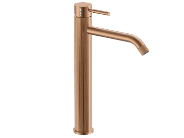 Divino Høy - Kobber Børstet Servantarmatur for bolleservant 