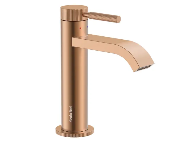 Flusso - Kobber Børstet Servantarmatur 