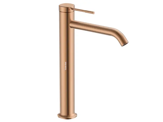 Nino Høy - Kobber Børstet Servantarmatur for bolleservant 