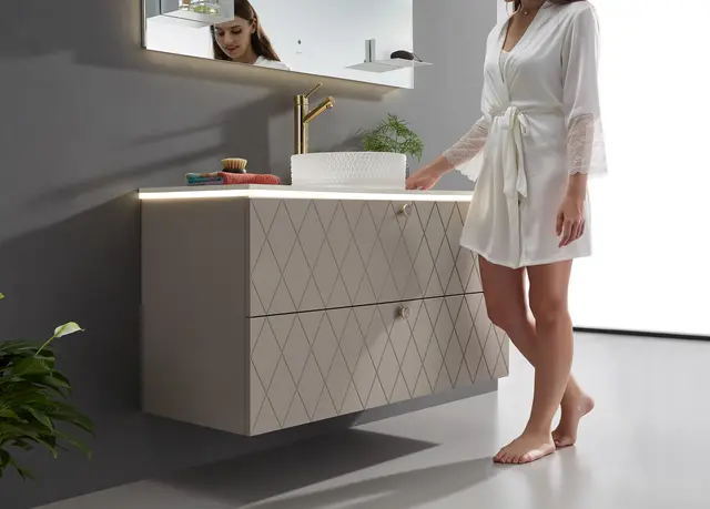 Como 120 Deco - Beige Sand Matt 
