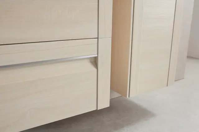 Como 120 SLIM Standard - Hvitkalket Eik 