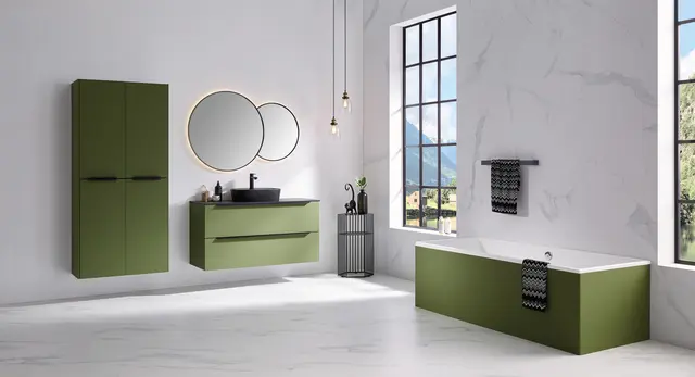 Como 120 Standard - Oliven Grønn Matt 