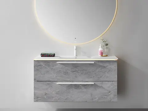 Como 120 Stone - Gr&#229; Marmor