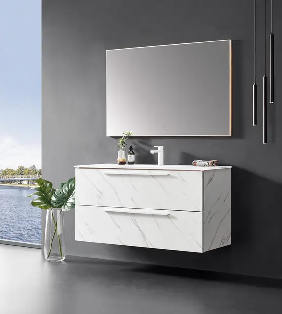 Como 120 Stone - Hvit Marmor 