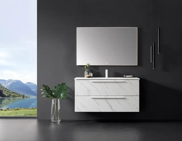 Como 120 Stone - Hvit Marmor 
