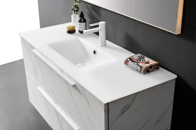 Como 120 Stone - Hvit Marmor 