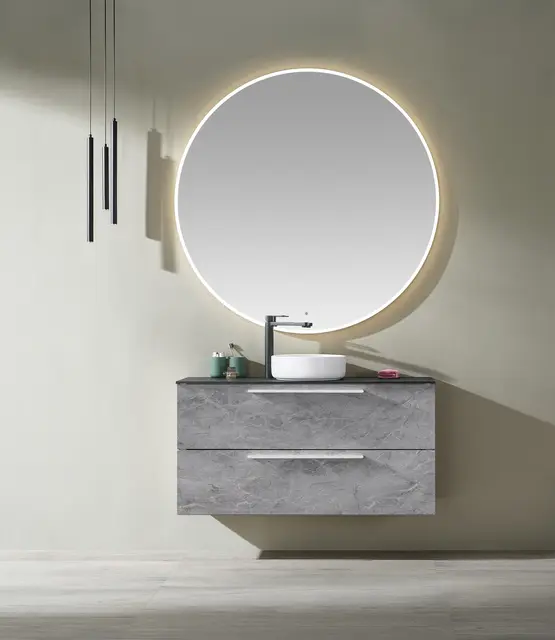 Como 120 SLIM Stone - Grå Marmor 