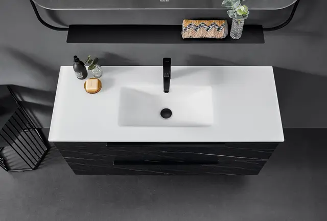Como 120 Stone - Sort Marmor 