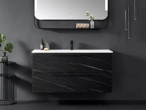 Como 120 Stone - Sort Marmor