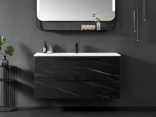 Como 120 Stone - Sort Marmor 