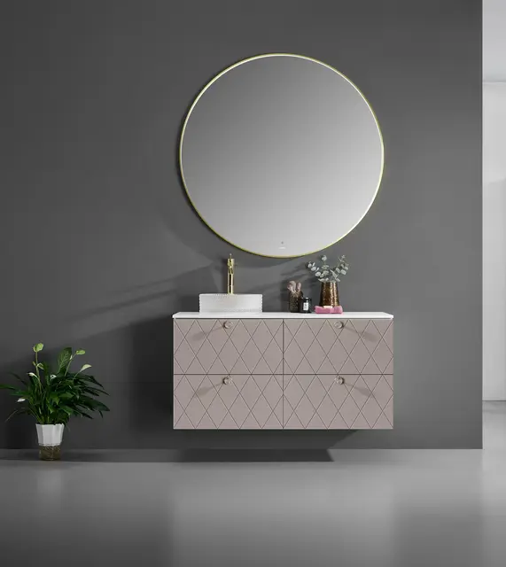 Como 120 Dobbel Deco - Beige Sand Matt 