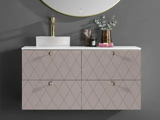 Como 120 Dobbel Deco - Beige Sand Matt