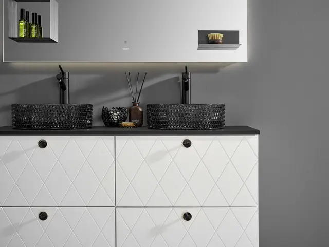 Como 120 Dobbel Deco - Hvit Matt 