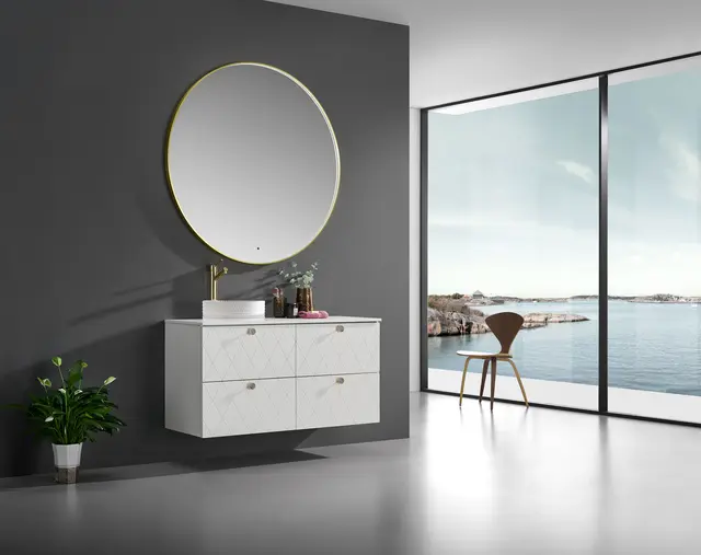 Como 120 Dobbel Deco - Hvit Matt 