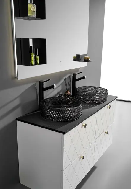 Como 120 Dobbel Deco - Hvit Matt 