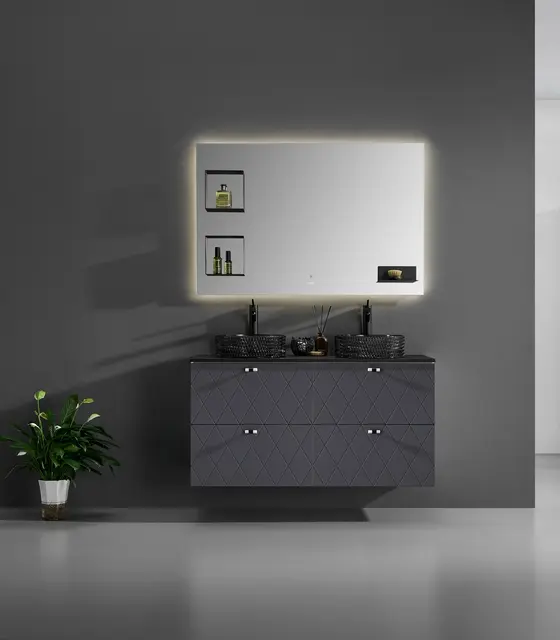Como 120 Dobbel Deco - Koks Grå Matt 