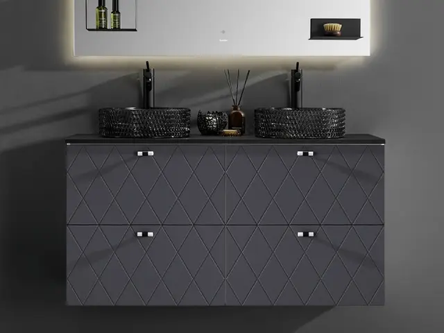 Como 120 Dobbel Deco - Koks Grå Matt 
