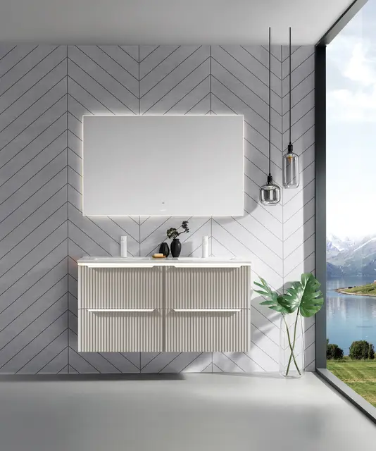 Como 120 Dobbel Exclusive - Beige Sand Matt 