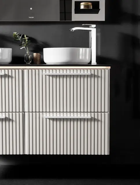 Como 120 Dobbel Exclusive - Hvit Matt 