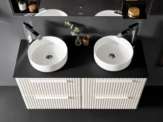 Como 120 Dobbel Exclusive - Hvit Matt