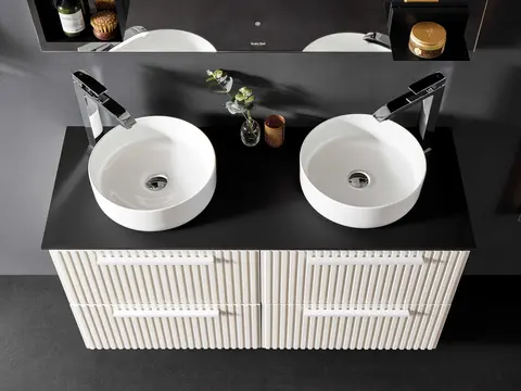 Como 120 Dobbel Exclusive - Hvit Matt