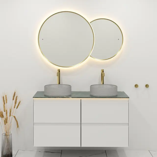 Como 120 Dobbel Lusso - Hvit Matt 