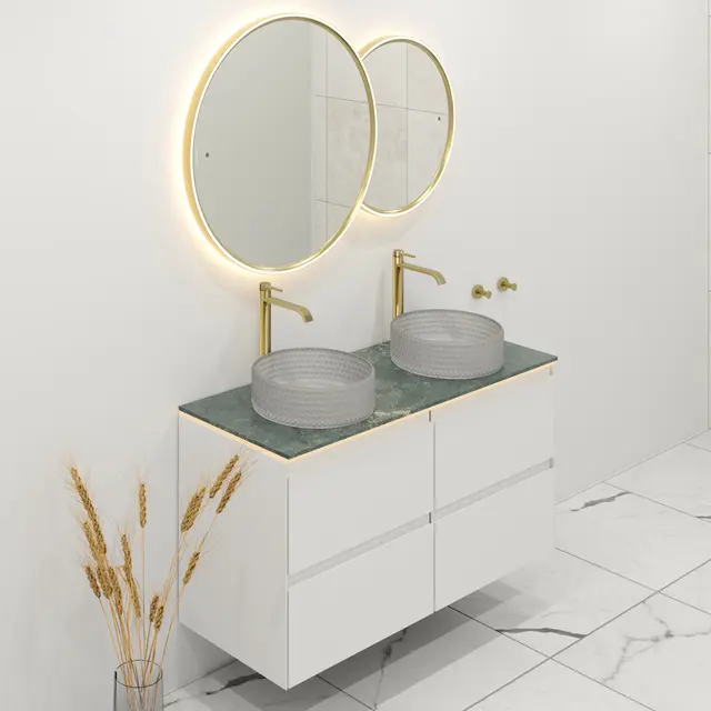 Como 120 Dobbel Lusso - Hvit Matt 