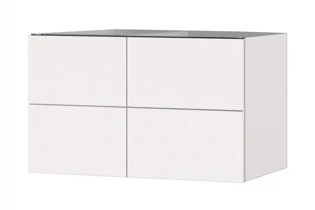Como 120 Dobbel Standard - Hvit Høyglans 