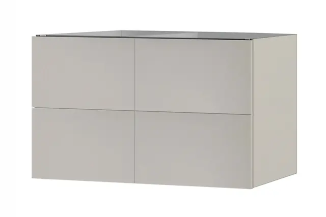 Como 120 Dobbel Standard - Hvit Lær 