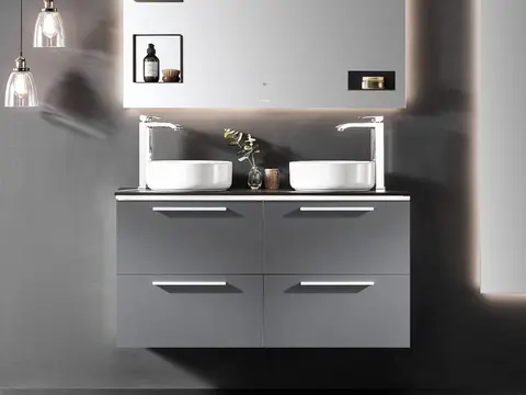 Como 120 Dobbel Standard - Koks Gr&#229; Matt