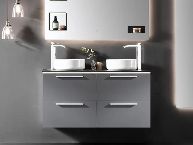 Como 120 Dobbel Standard - Koks Grå Matt 