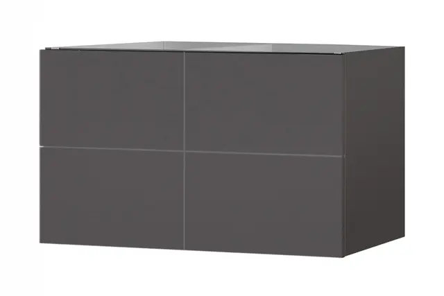 Como 120 Dobbel Standard - Koks Grå Matt 