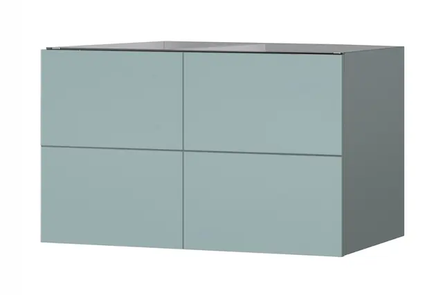 Como 120 Dobbel Standard - Lys Blå Matt 
