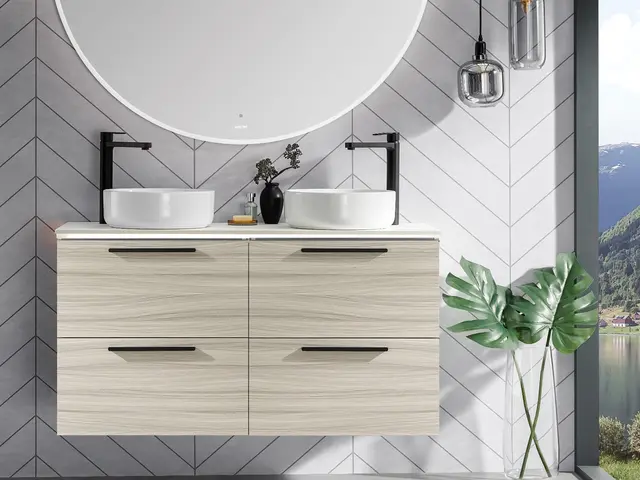 Como 120 Dobbel Standard - Lys Driftwood 