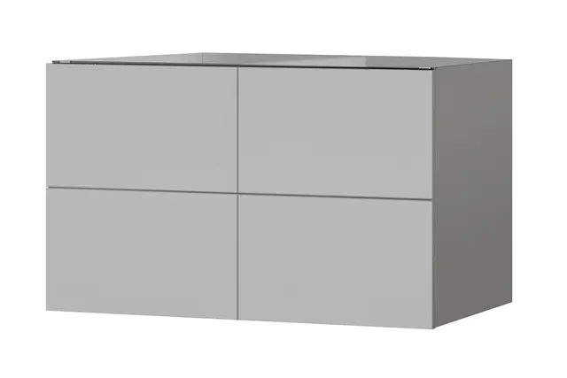Como 120 Dobbel Standard - Lys Grå Matt 