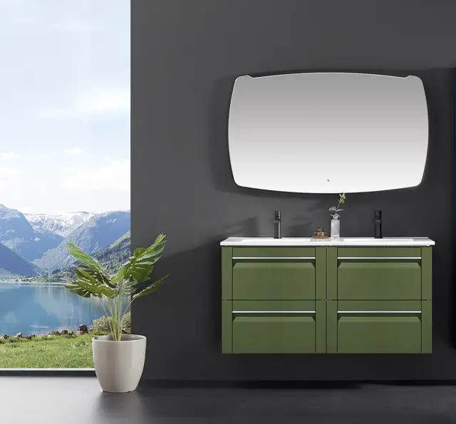 Como 120 Dobbel Standard - Oliven Grønn Matt 