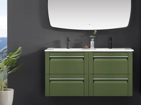 Como 120 Dobbel Standard - Oliven Gr&#248;nn Matt