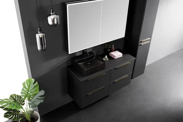 Como 120 Dobbel Standard - Sort Matt 