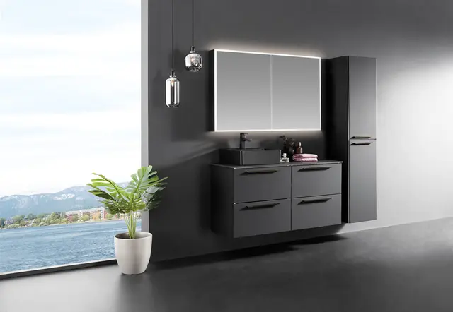 Como 120 Dobbel Standard - Sort Matt 