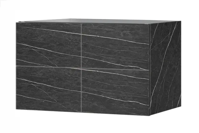 Como 120 Dobbel Stone - Sort Marmor 