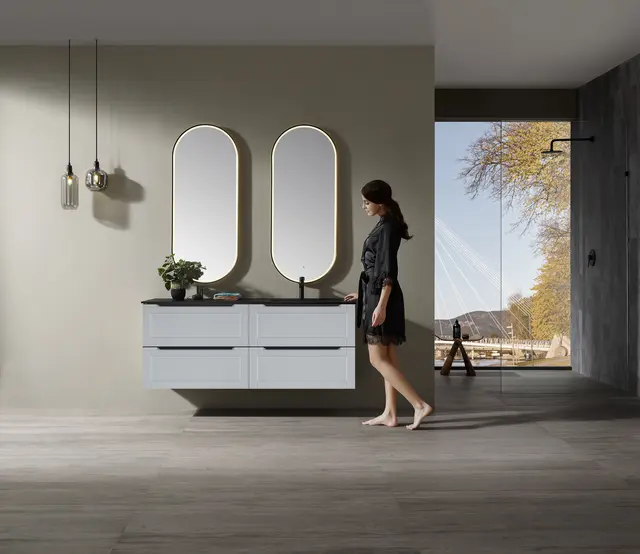 Como 150 Standard - Lys Grå Matt 