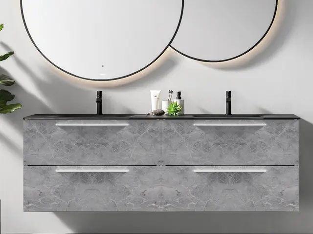 Como 180 Stone - Grå Marmor 