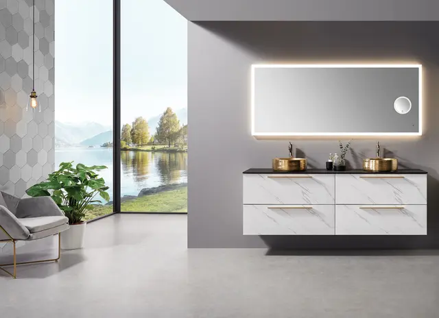 Como 180 Stone - Hvit Marmor 