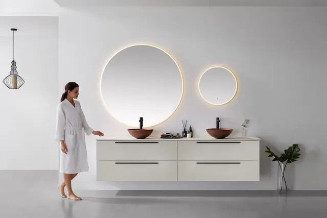 Como 240 Standard - Hvit Lær 